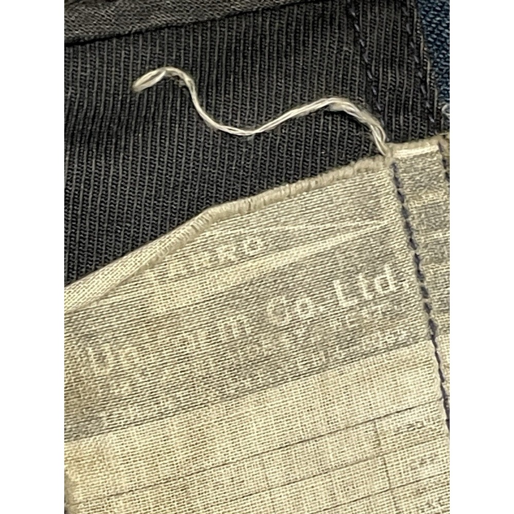Vtg 50s Uniform Co Jacket Lightning Zip Service Technician Blue 22x25 - Picture 12 of 13